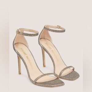 NIB Stuart Weitzman Women’s Nudistcurve 100 Ankle Strap Sandals in size 10